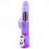 Сиреневый вибромассажер-ротатор с клиторальным отростком Deluxe Dream Lover - 26 см. Сиреневый вибромассажер-ротатор с клиторальным отростком Deluxe Dream Lover - 26 см.