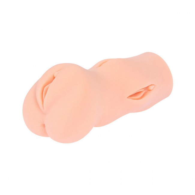 Телесный мастурбатор-вагина с двойным слоем Телесный мастурбатор-вагина с двойным слоем