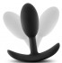 Черная анальная пробка Wearable Vibra Slim Plug Small - 8,9 см. 