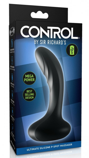 Черный массажер простаты Ultimate Silicone P-Spot Massager - 13,9 см. Черный массажер простаты Ultimate Silicone P-Spot Massager - 13,9 см.