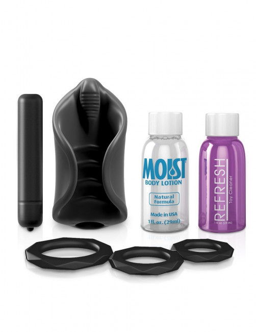 Чёрный мастурбатор Vibrating Silicone Stimulator с вибрацией Чёрный мастурбатор Vibrating Silicone Stimulator с вибрацией