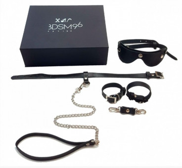 БДСМ-набор в чёрном цвете "Любимая жена"