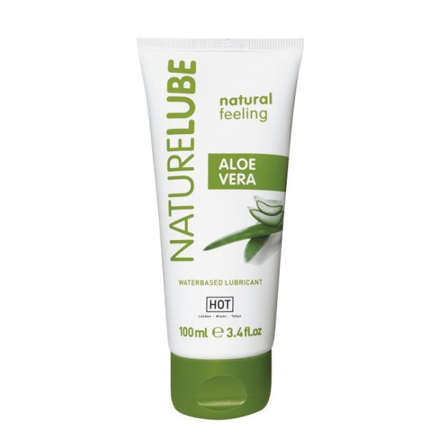 Лубрикант на водной основе NatureLube с алоэ вера - 100 мл.