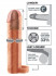 Телесная насадка с кольцом Perfect 2" Extension with Ball Strap - 19 см.