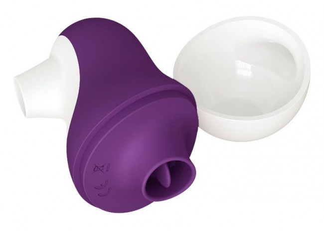 Фиолетовый клиторальный стимулятор Pinguino Фиолетовый клиторальный стимулятор Pinguino