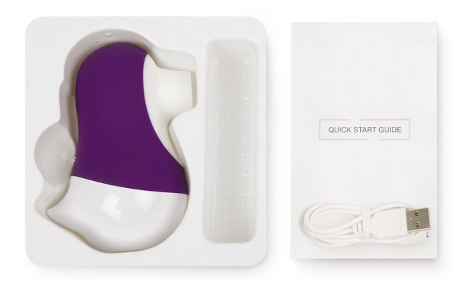 Фиолетовый клиторальный стимулятор Pinguino Фиолетовый клиторальный стимулятор Pinguino