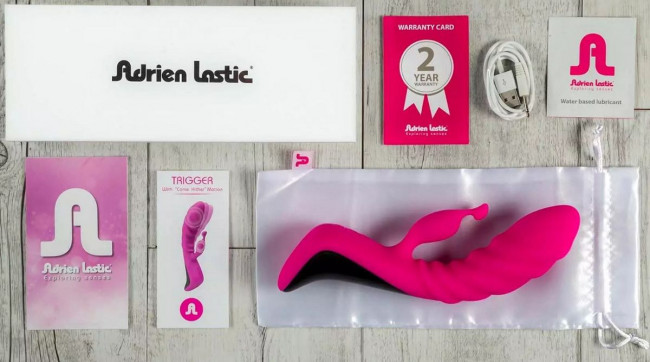 Массажер с колебательными движениями Trigger - 20,1 см. Массажер с колебательными движениями Trigger - 20,1 см.