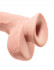 Телесный фаллоимитатор на присоске 9" Triple Density Cock with Balls - 24,1 см.