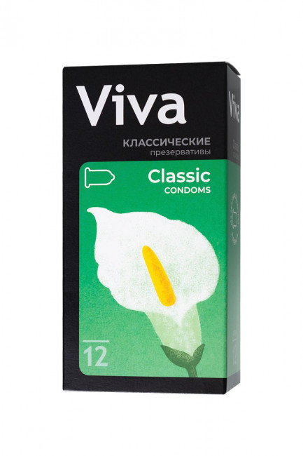 Классические презервативы VIVA Classic - 12 шт. Классические презервативы VIVA Classic - 12 шт.
