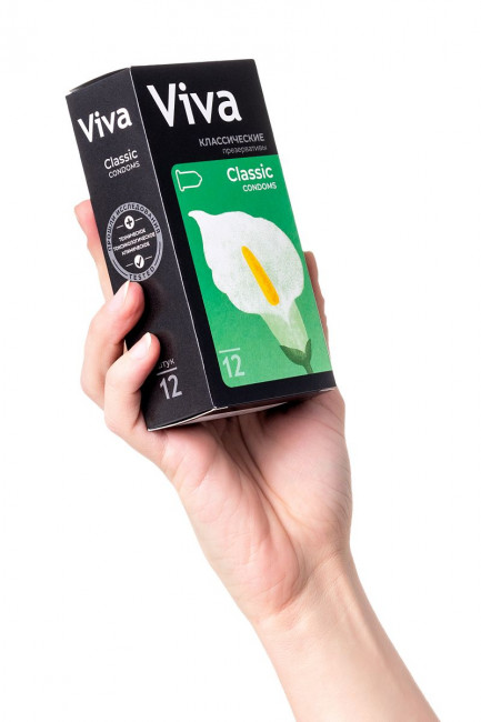 Классические презервативы VIVA Classic - 12 шт. Классические презервативы VIVA Classic - 12 шт.