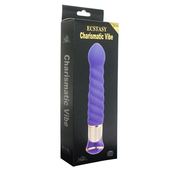 Фиолетовый вибратор-ротатор ECSTASY Deluxe Charismatic Vibe - 21 см. Фиолетовый вибратор-ротатор ECSTASY Deluxe Charismatic Vibe - 21 см.