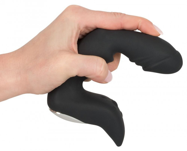 Черный перезаряжаемый вибростимулятор простаты Rechargeable Prostate Stimulator Черный перезаряжаемый вибростимулятор простаты Rechargeable Prostate Stimulator