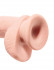 Телесный фаллоимитатор на присоске 10" Triple Density Cock with Balls - 26,7 см.