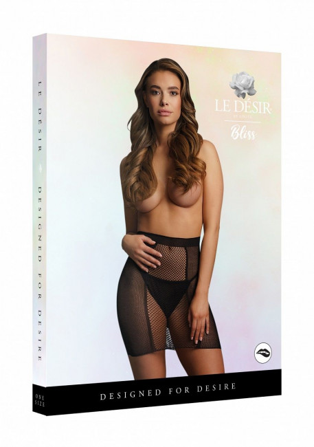 Юбка в сетку с высокой талией High-waist Fishnet Skirt Юбка в сетку с высокой талией High-waist Fishnet Skirt