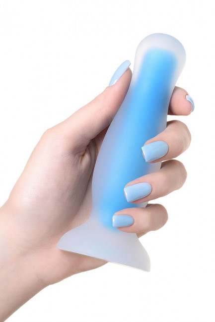 Голубая, светящаяся в темноте анальная втулка Namor Glow - 12,5 см. Голубая, светящаяся в темноте анальная втулка Namor Glow - 12,5 см.