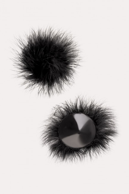 Соблазнительные круглые пэстис с пухом Соблазнительные круглые пэстис с пухом