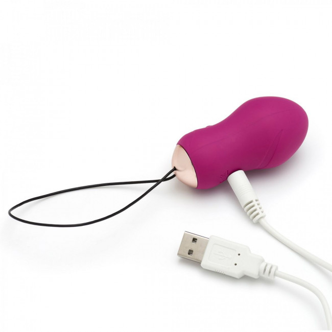 Ярко-розовое виброяйцо Divine Addicted Love Egg с пультом ДУ Ярко-розовое виброяйцо Divine Addicted Love Egg с пультом ДУ