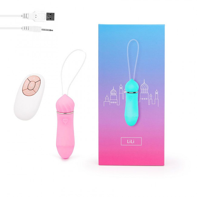 Розовый вибромассажер с 9 режимами вибрации с пультом ДУ - 9 см. Розовый вибромассажер с 9 режимами вибрации с пультом ДУ - 9 см.