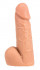 Телесный фаллоимитатор SO REAL REALISTIC 7INCH DONG & BALLS - 18 см.
