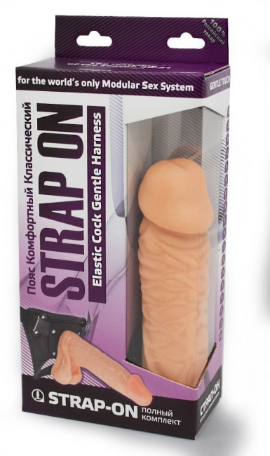 Фаллоимитатор "Конг" на трусиках с плугом - 20,5 см. Фаллоимитатор "Конг" на трусиках с плугом - 20,5 см.