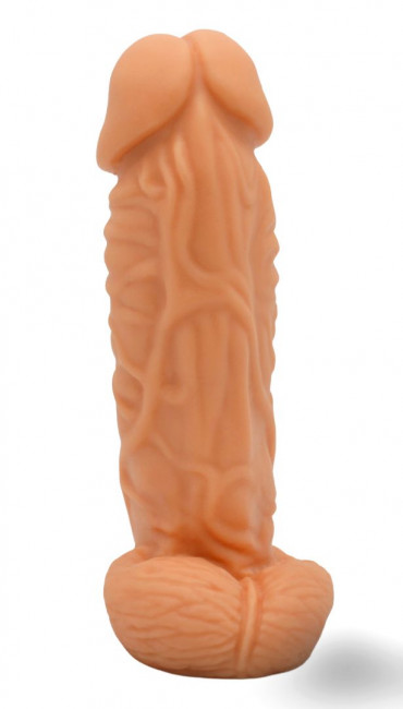 Фаллоимитатор "Конг" на трусиках с плугом - 20,5 см. Фаллоимитатор "Конг" на трусиках с плугом - 20,5 см.