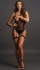 Боди с открытым лифом и гартерами Open-cup Strappy Teddy