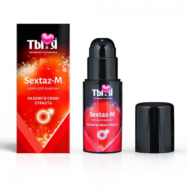 Крем Sextaz-m с возбуждающим эффектом для мужчин - 20 гр. Крем Sextaz-m с возбуждающим эффектом для мужчин - 20 гр.