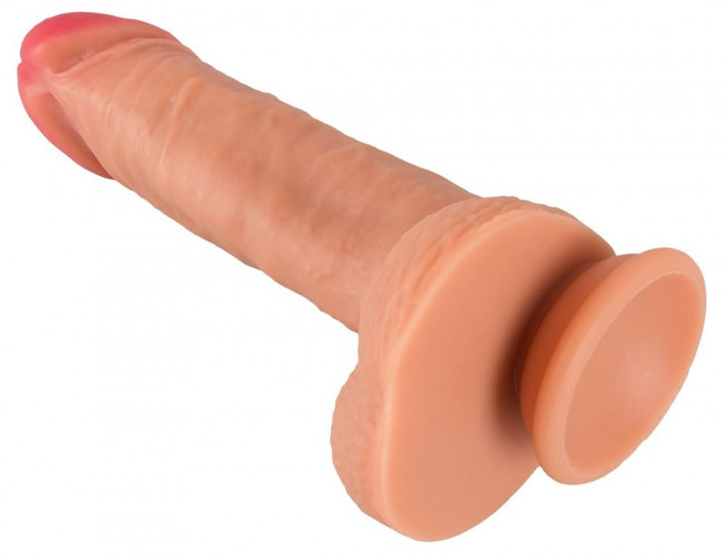 Телесный фаллоимитатор Real Nature Boy M - 20,3 см. Телесный фаллоимитатор Real Nature Boy M - 20,3 см.