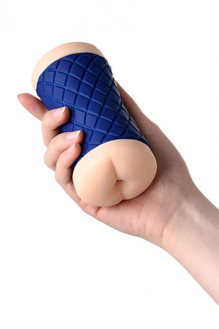 Двухсторонний мастурбатор JOS LULU в синем цилиндре Двухсторонний мастурбатор JOS LULU в синем цилиндре