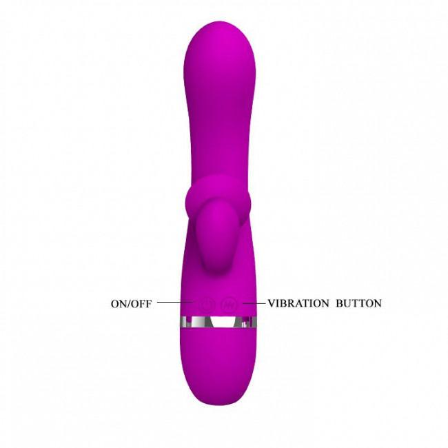 Вибратор Pretty Love Bert с клиторальным отростком - 18,8 см. Вибратор Pretty Love Bert с клиторальным отростком - 18,8 см.