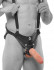 Страпон-система с телесной насадкой 10" Hollow Strap-On Suspender System - 25 см.