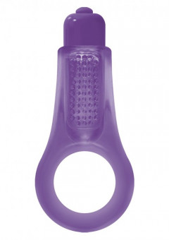 Фиолетовое эрекционное кольцо Firefly Couples Ring