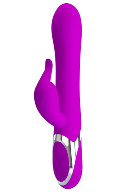 Лиловый вибратор Neil с функцией расширения - 23,7 см. Лиловый вибратор Neil с функцией расширения - 23,7 см.