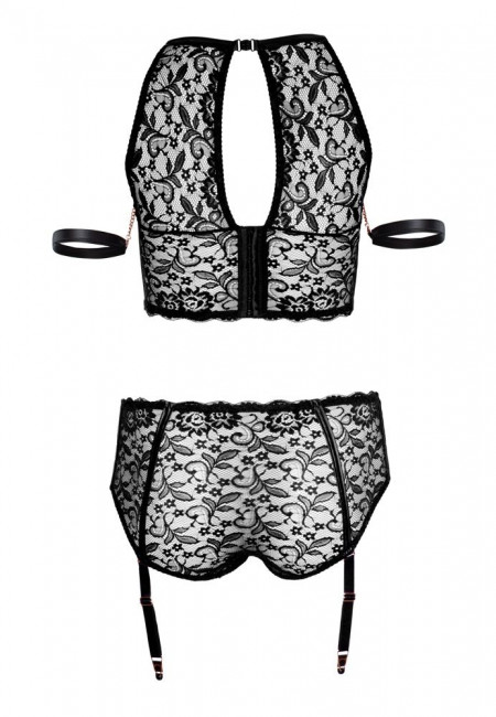 Обворожительный кружевной комплект белья с фиксацией Обворожительный кружевной комплект белья с фиксацией