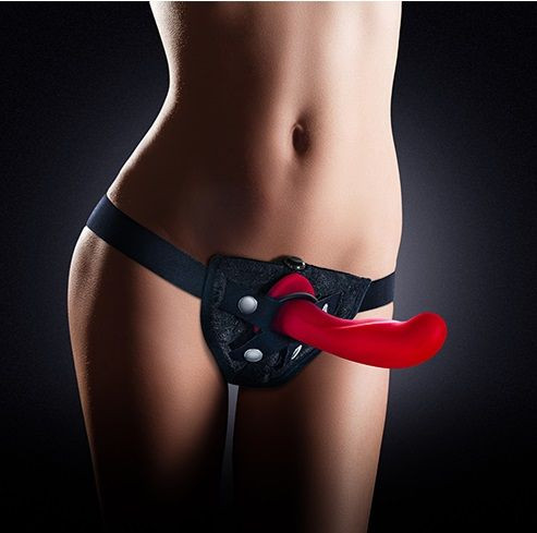 Черные трусики LOVELACE HARNESS