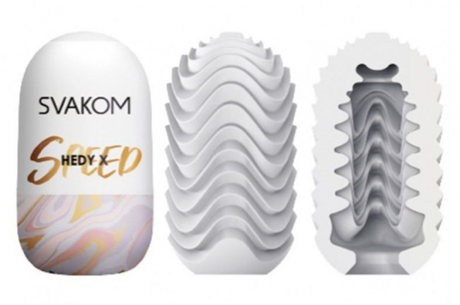 Набор из 5 белых мастурбаторов Hedy X Speed Набор из 5 белых мастурбаторов Hedy X Speed