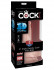 Телесный фаллоимитатор на присоске 5" Triple Density Cock with Balls - 17,78 см.