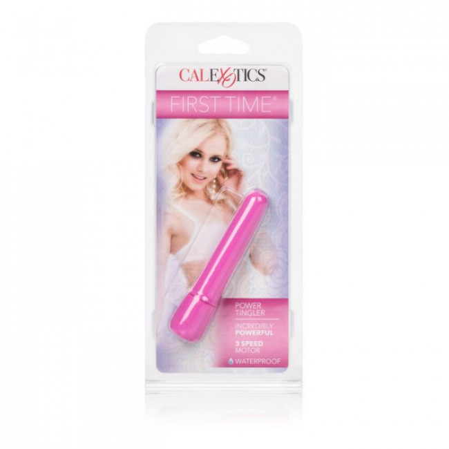 Розовая вибропуля First Time Power Tingler Розовая вибропуля First Time Power Tingler