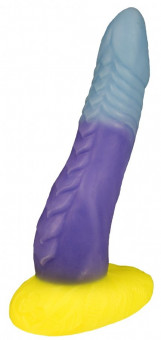 Разноцветный фаллоимитатор "Феникс large" - 30 см.