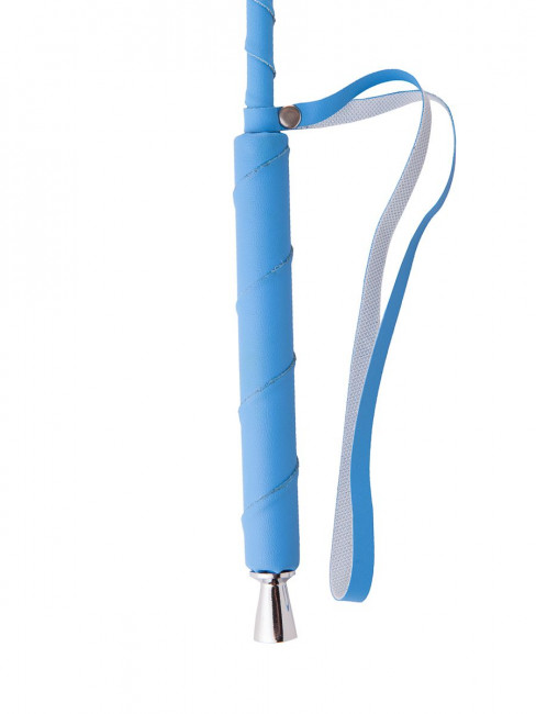 Голубой стек с деревянной ручкой - 70 см. Голубой стек с деревянной ручкой - 70 см.