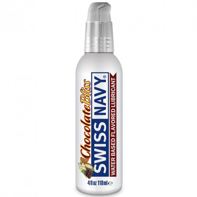Лубрикант с ароматом шоколада Swiss Navy Chocolate Bliss Lube - 118 мл.