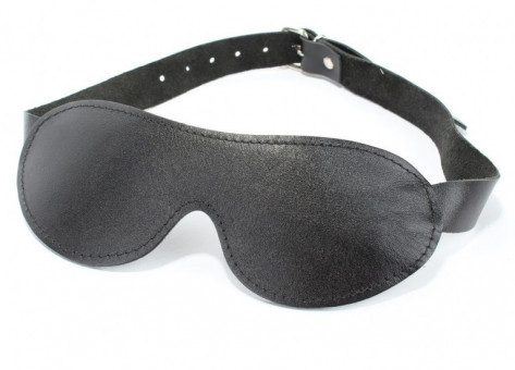 Маска на глаза из гладкой кожи