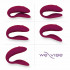 Ярко-розовый вибратор для пар We-Vibe Sync