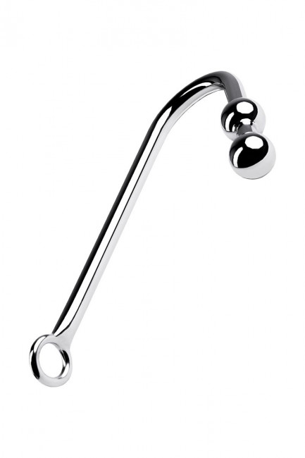 Анальный крюк для подвешивания с двумя шарами Анальный крюк для подвешивания с двумя шарами
