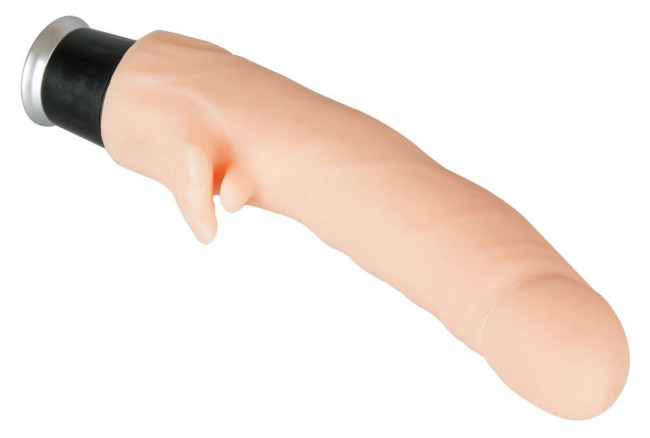 Реалистичный вибратор NS Flame Vibe с клиторальными усиками - 22 см. Реалистичный вибратор NS Flame Vibe с клиторальными усиками - 22 см.