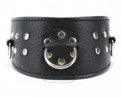 Кожаный ошейник для эротических игр