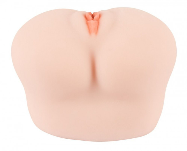 Мастурбатор-полуторс Real Style III с 2 рабочими отверстиями Мастурбатор-полуторс Real Style III с 2 рабочими отверстиями