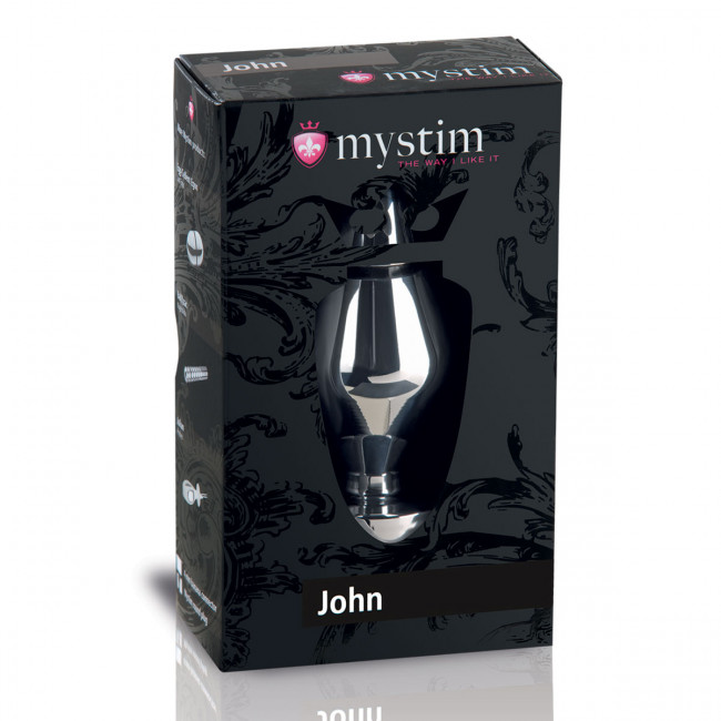 Анальная втулка для электростимуляции John - 10,5 см. Анальная втулка для электростимуляции John - 10,5 см.