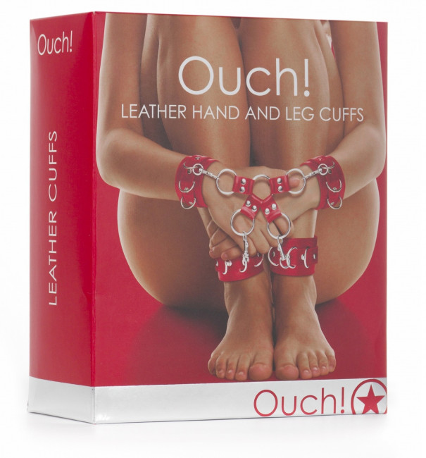 Красный комплект оков Hand And Legcuffs Красный комплект оков Hand And Legcuffs