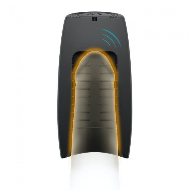 Черный мастурбатор Man Wand Pump One Черный мастурбатор Man Wand Pump One